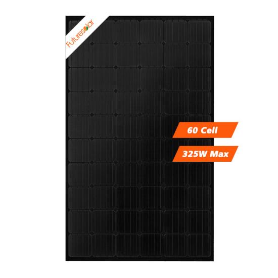 Futuresolar nero pannelli solari mezza cella 400w-450w mono pannello solare cristallino 